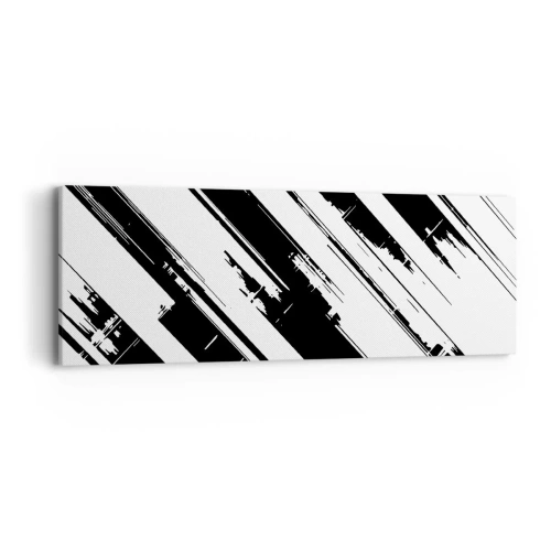 Bild auf Leinwand - Leinwandbild - Eine intensive und dynamische Komposition - 90x30 cm