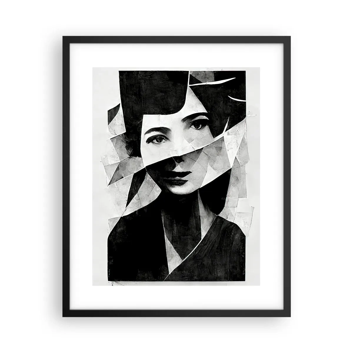 Poster in einem schwarzem Rahmen - So, wie du wirklich bist… - 40x50 cm