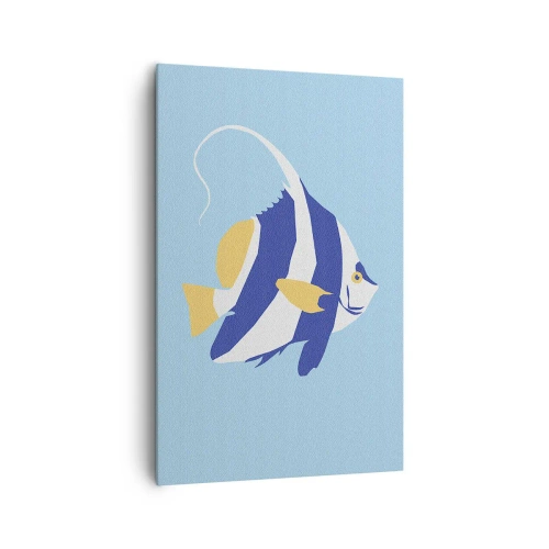 Bild auf Leinwand - Leinwandbild - Vermisse tropische Gewässer - 80x120 cm