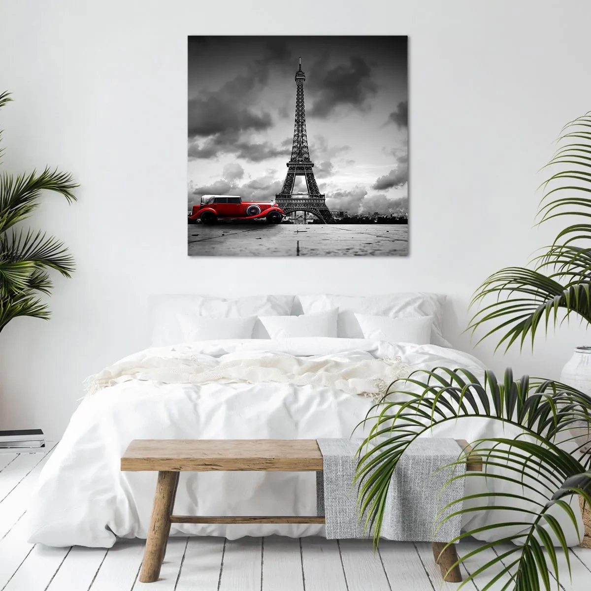 Bild auf Leinwand - Leinwandbild - Vor nicht allzu langer Zeit in Paris - 50x50 cm