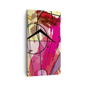 Bild auf Leinwand - Leinwandbild - Explosion - 45x80 cm