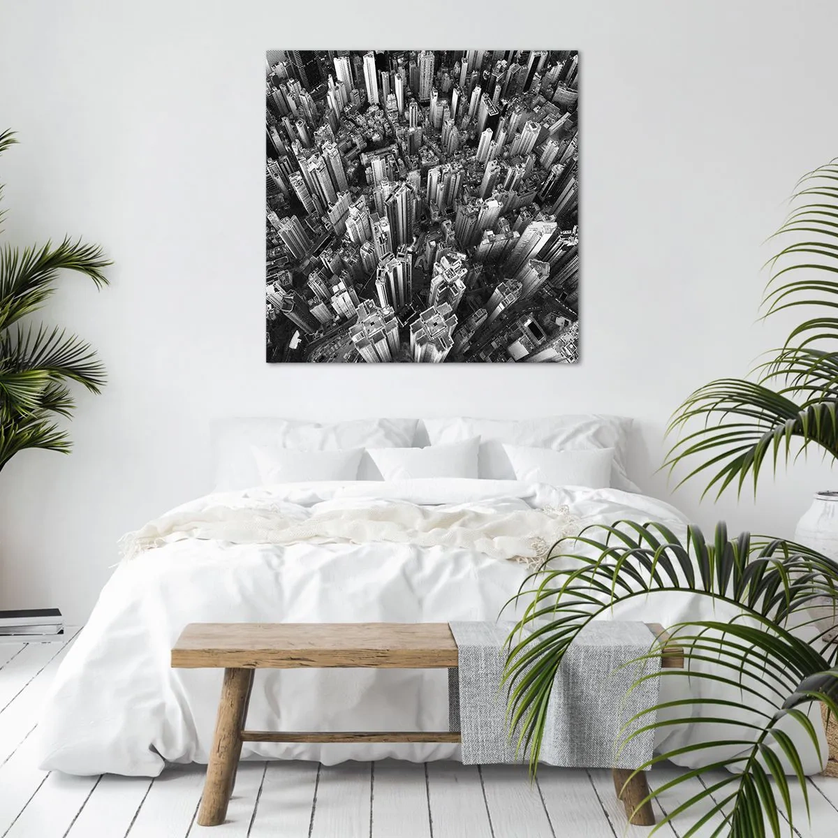 Bild auf Leinwand - Leinwandbild - Immer höher und höher - 70x70 cm