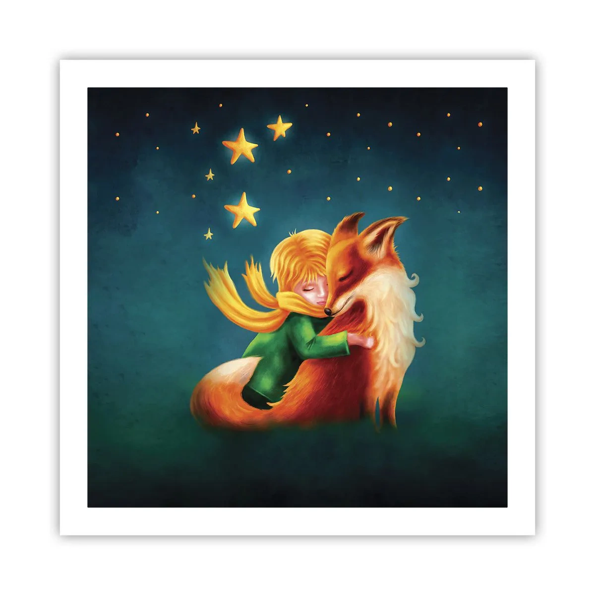 Poster - Kleiner Prinz - 60x60 cm