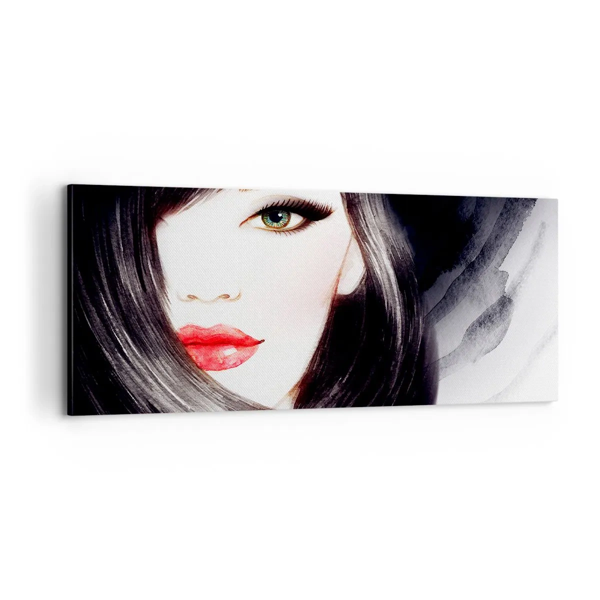 Bild auf Leinwand - Leinwandbild - Saphir-Optik - 100x40 cm