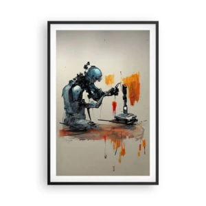 Poster in einem schwarzem Rahmen - Schon morgen… - 61x91 cm