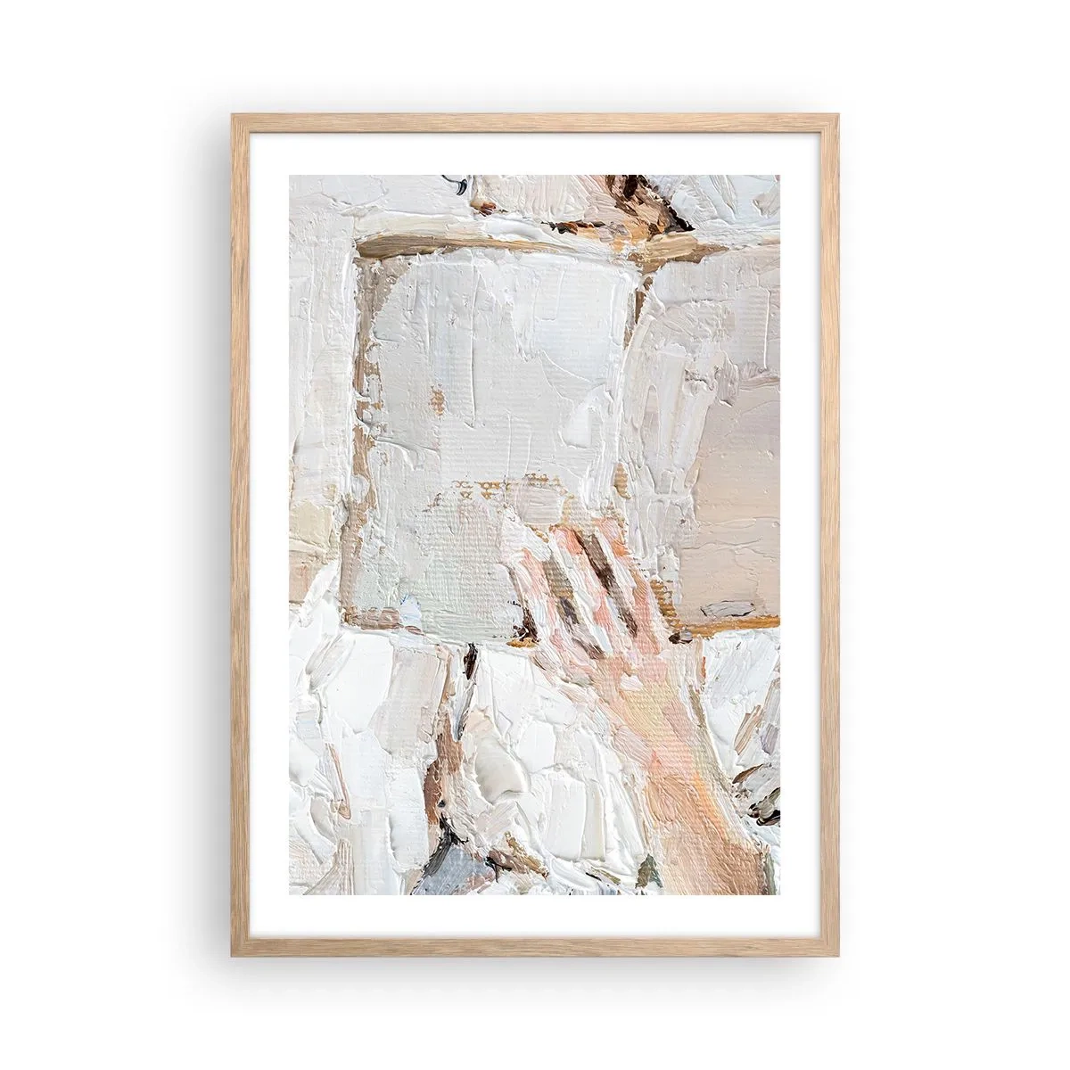 Poster in einem Rahmen aus heller Eiche - In einer anderen Welt - 50x70 cm