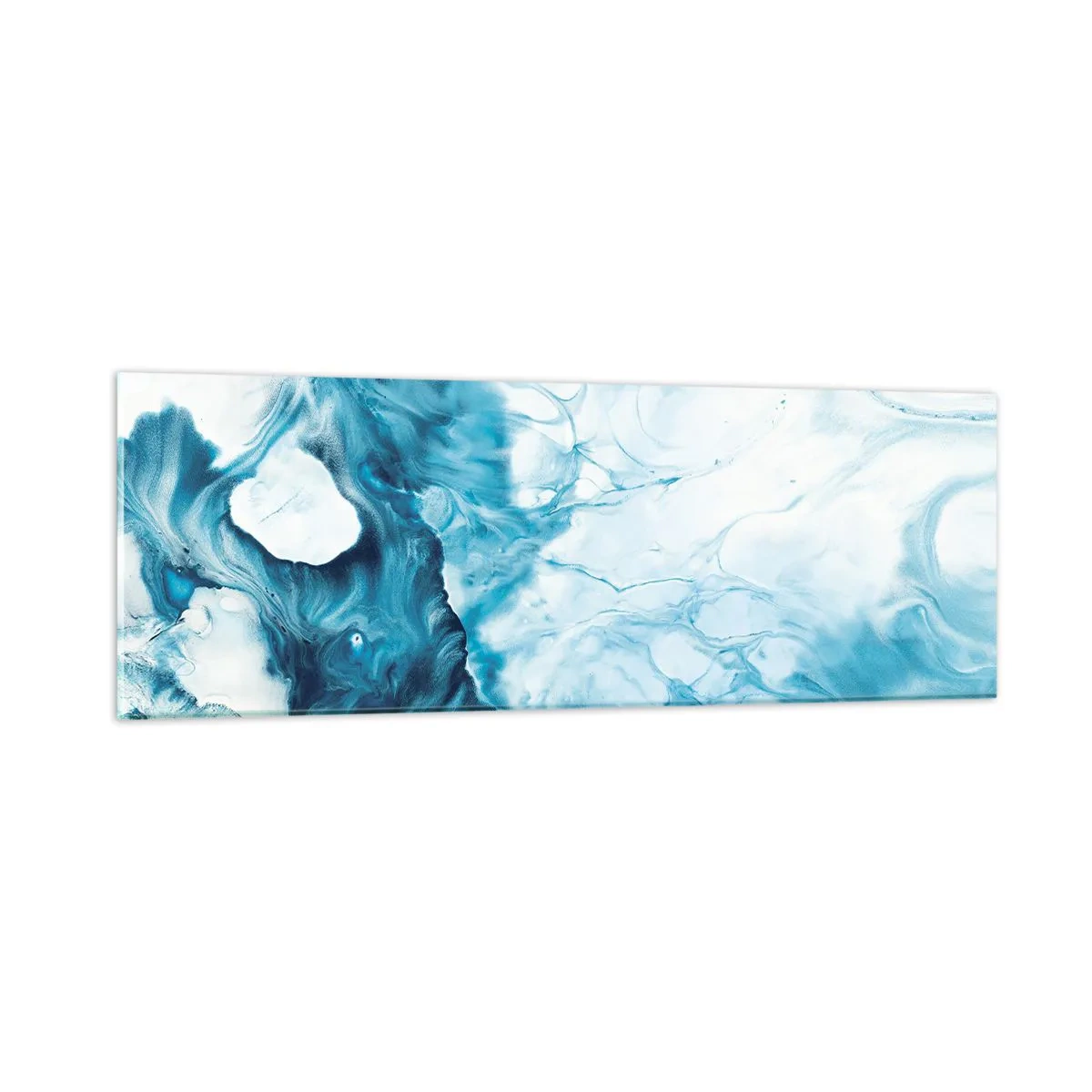 Glasbild - Bild auf glas - Blaues Konzert - 90x30 cm