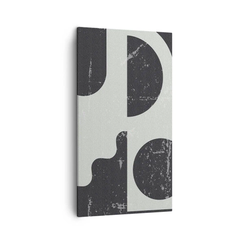 Bild auf Leinwand - Leinwandbild - Komposition oben und unten - 45x80 cm