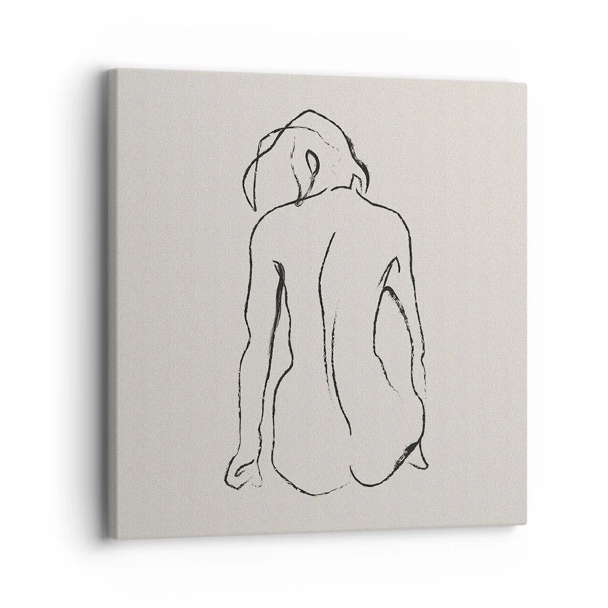 Bild auf Leinwand - Leinwandbild - Mädchenakt - 30x30 cm