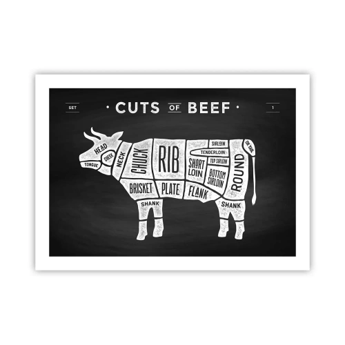 Poster - Metzger Grundierung - 70x50 cm