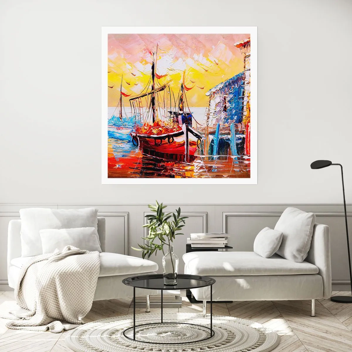 Poster - Glückliche Rückkehr - 60x60 cm