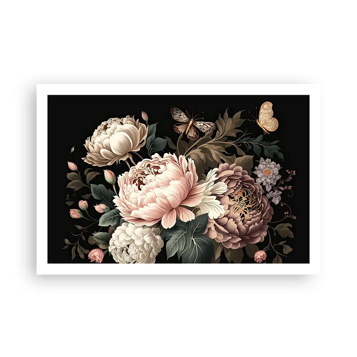 Poster - Im Barockstil - 91x61 cm