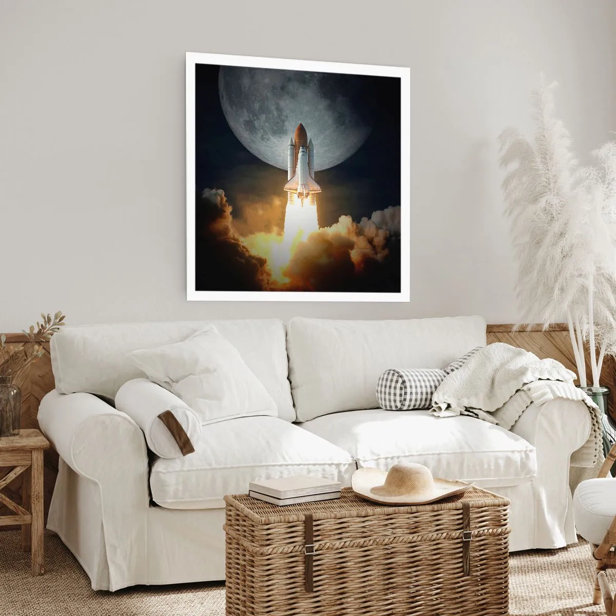 Poster - Beginn eines überirdischen Abenteuers - 50x50 cm