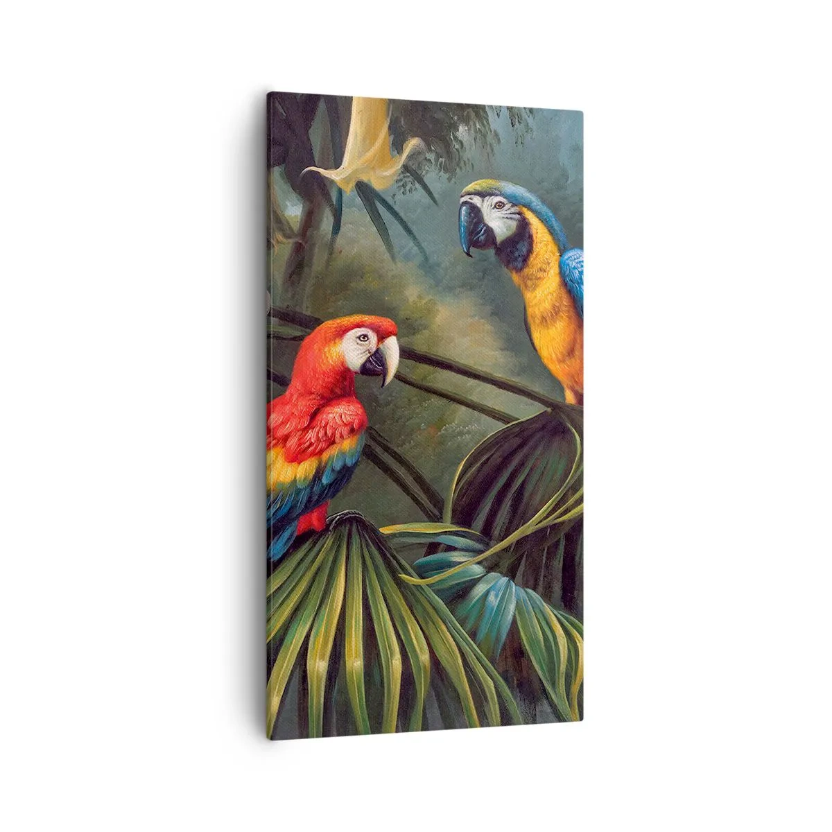 Bild auf Leinwand - Leinwandbild - Romantik in den Tropen - 55x100 cm