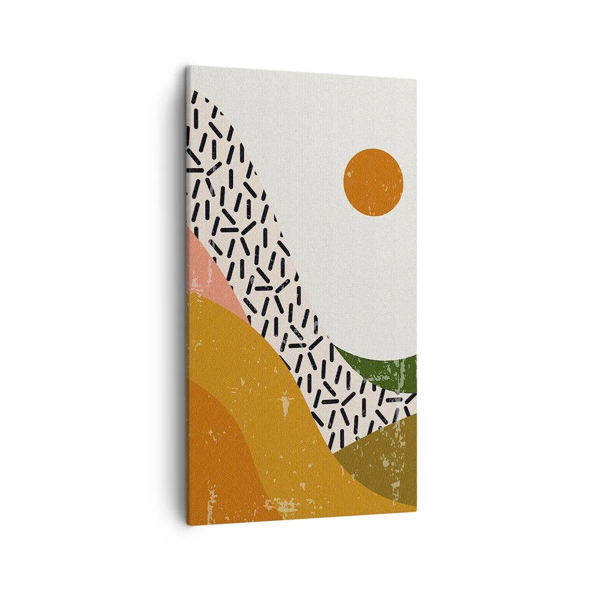 Bild auf Leinwand - Leinwandbild - Solare Abstraktion - 45x80 cm