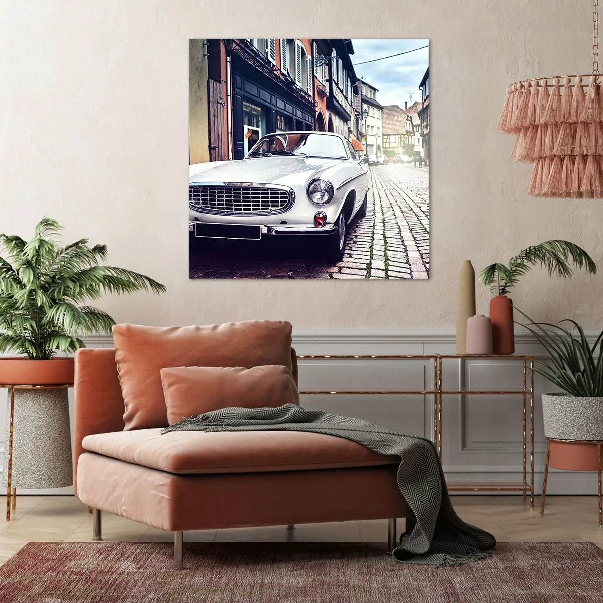 Bild auf Leinwand - Leinwandbild - Die Vergangenheit ist heute - 50x50 cm