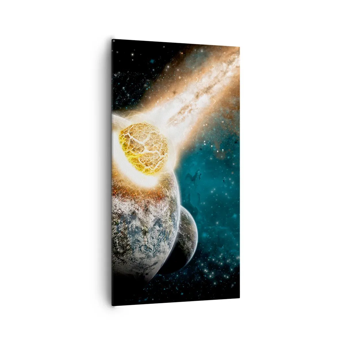 Bild auf Leinwand - Leinwandbild - Holocaust oder Geburt? - 65x120 cm