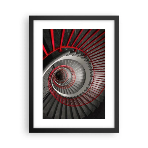 Poster in einem schwarzem Rahmen - Architekturspaß - 30x40 cm