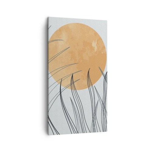 Bild auf Leinwand - Leinwandbild - Immer der Sonne entgegen - 45x80 cm