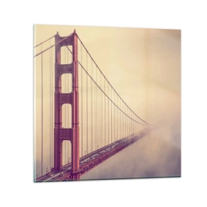 Glasbild - Bild auf glas - Zwischen Himmel und Erde - 50x50 cm