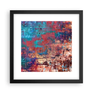 Poster in einem schwarzem Rahmen - Erinnerung und Vergessen - 30x30 cm