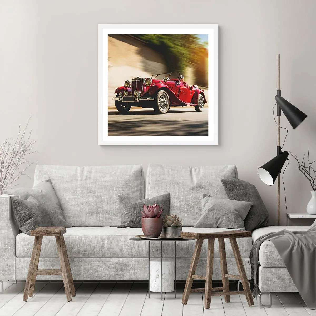 Poster in einem weißen Rahmen - Schöner als Nike von Samothrake - 40x40 cm