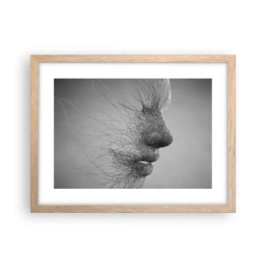 Poster in einem Rahmen aus heller Eiche - Der Geist des Windes - 40x30 cm