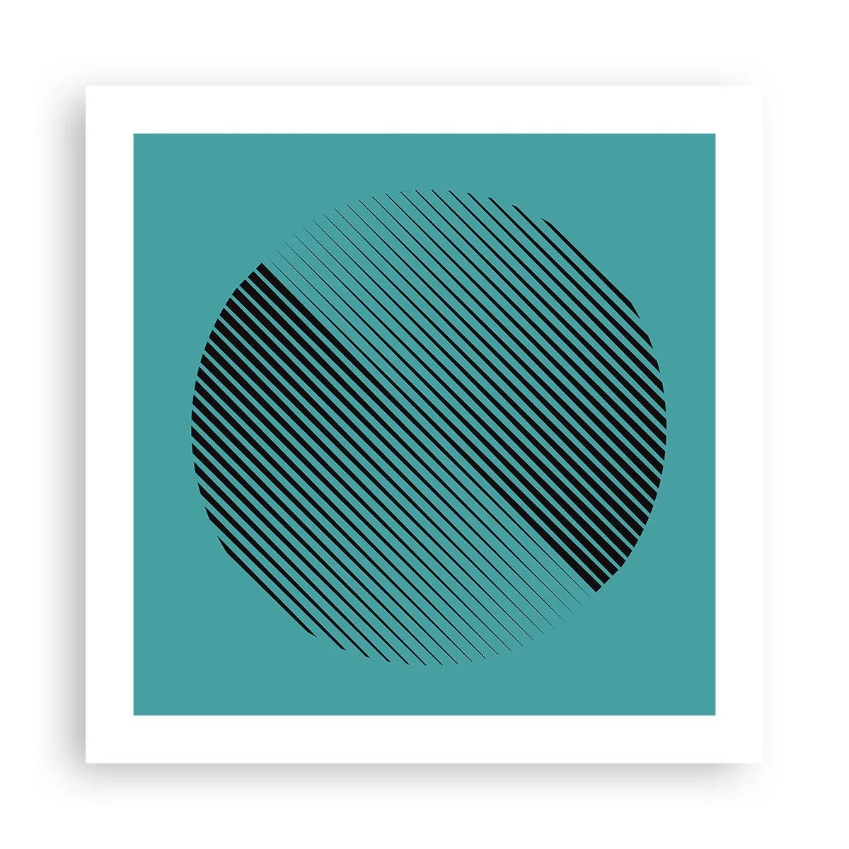 Poster - Kreis – eine geometrische Variante - 50x50 cm