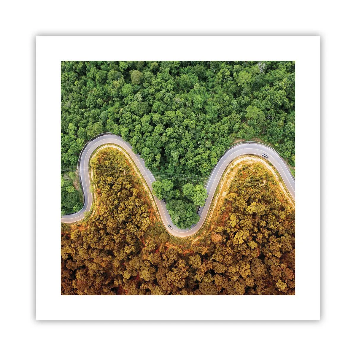 Poster - Grenzen und Durchbrüche - 40x40 cm