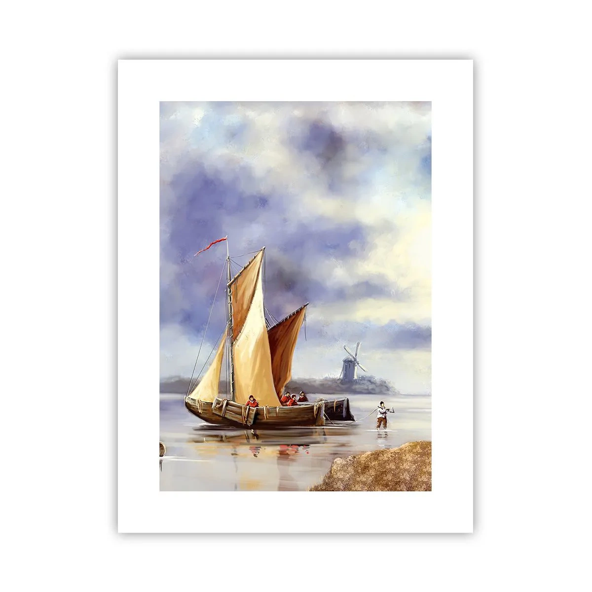 Poster - Die Rückkehr der Seeleute - 30x40 cm