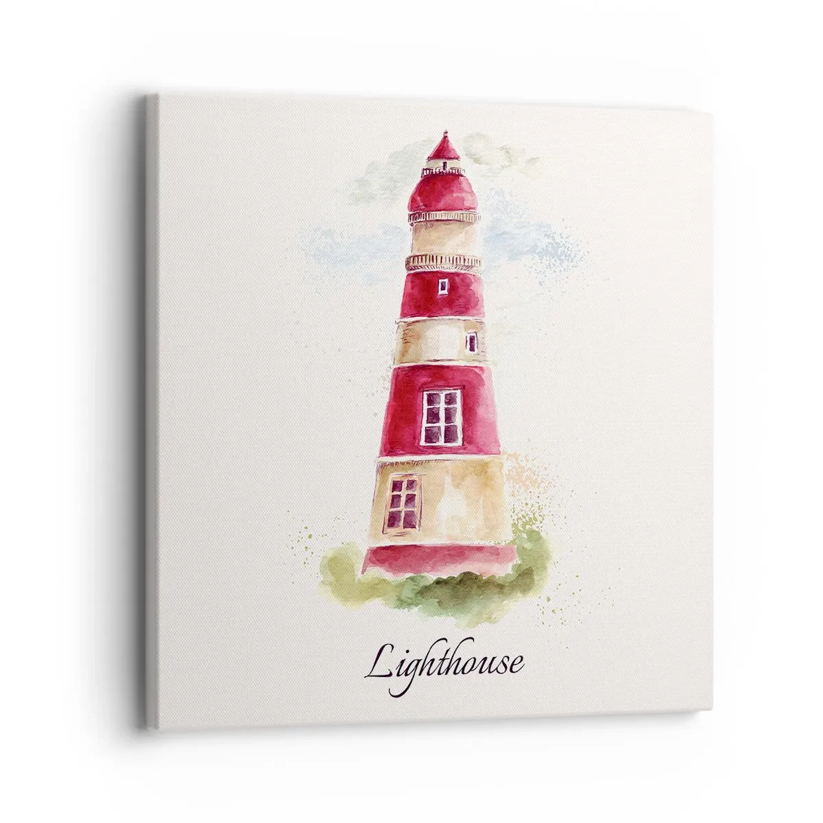 Bild auf Leinwand - Leinwandbild - Das Wetter ringsum ist immer gut - 30x30 cm
