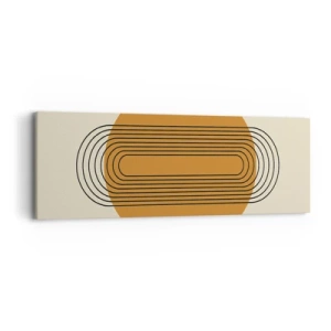 Bild auf Leinwand - Leinwandbild - Perfekter Plan - 90x30 cm