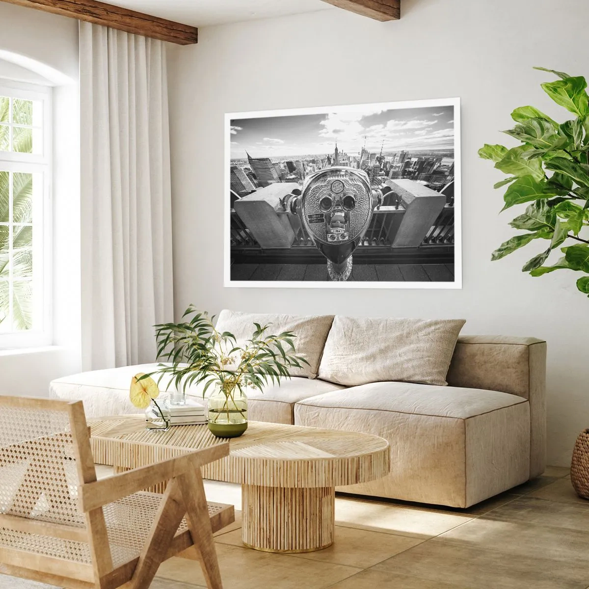 Poster - Stadt über den Städten - 40x30 cm