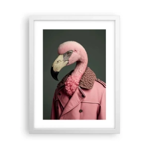 Poster in einem weißen Rahmen - Echte Eleganz - 30x40 cm