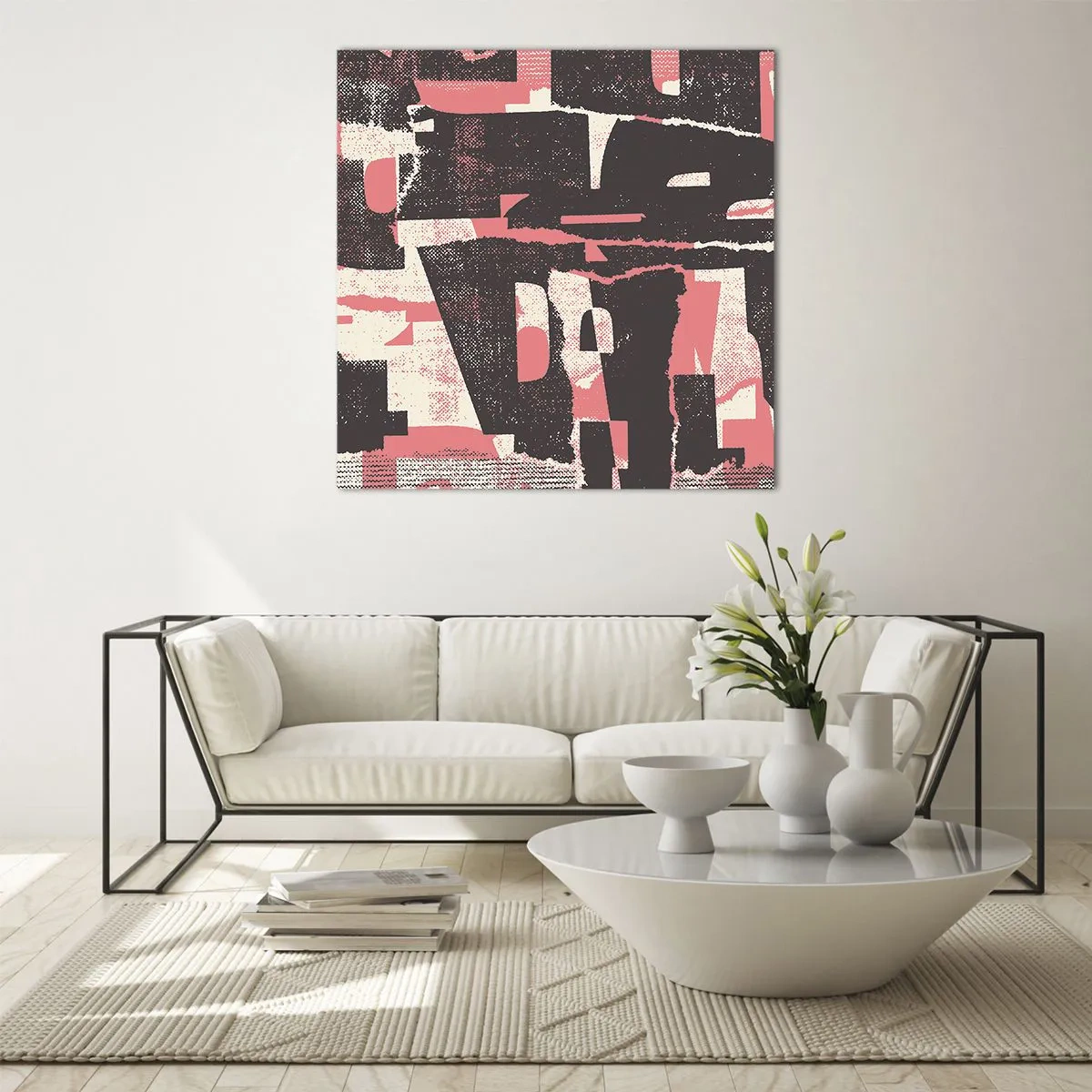 Glasbild - Bild auf glas - All dieser Lärm - 60x60 cm