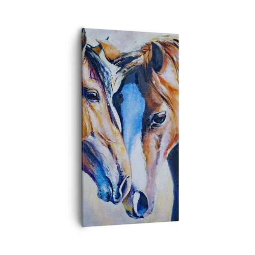 Bild auf Leinwand - Leinwandbild - Ist es Freundschaft? ist es baby - 55x100 cm