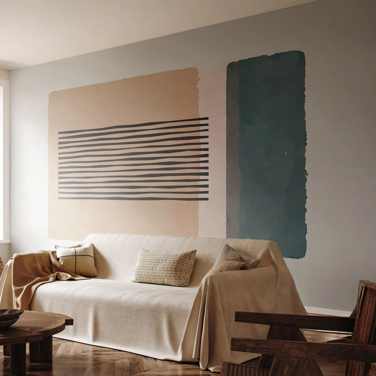 Fototapete Standard Eco - Alles ist in Ordnung - Abstraktion, Grafik, Minimalismus - 250x175 cm