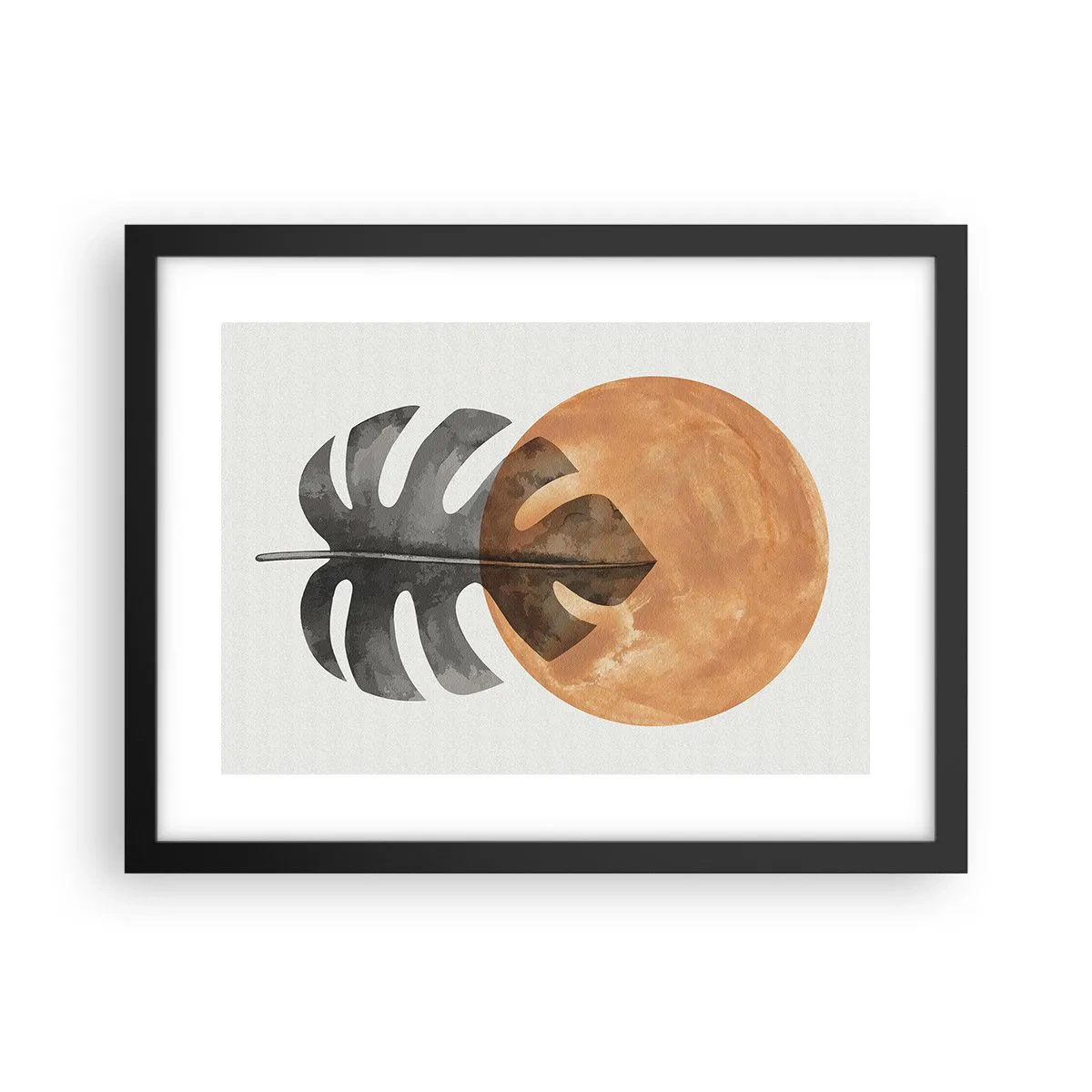 Poster in einem schwarzem Rahmen - Immer die Sonne - 40x30 cm