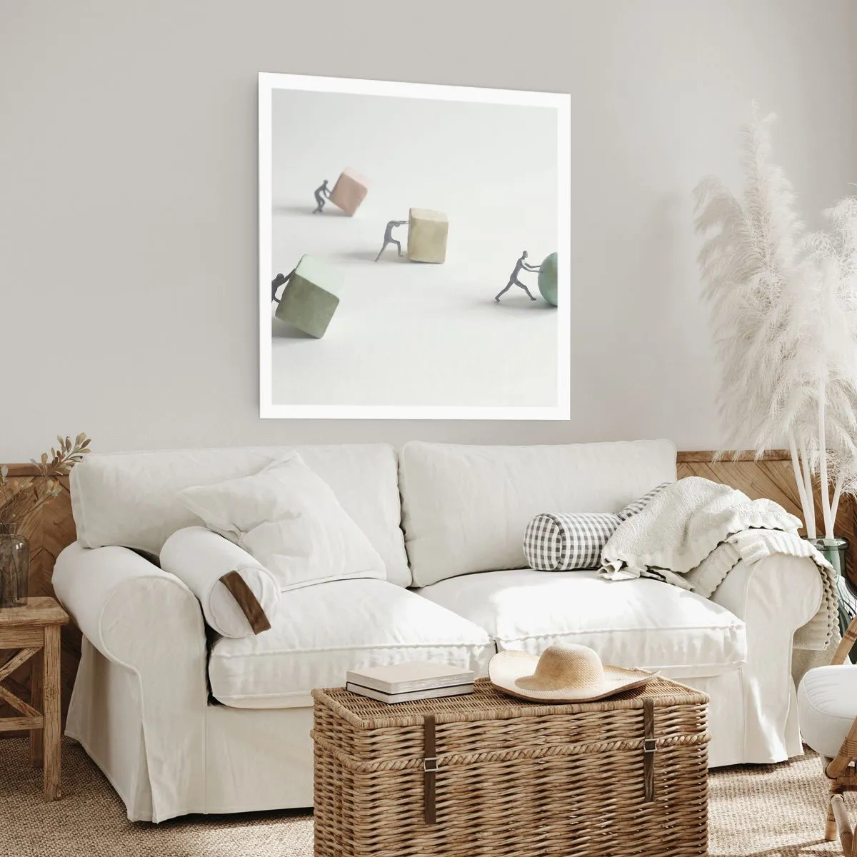 Poster - Pures Leben - 60x60 cm