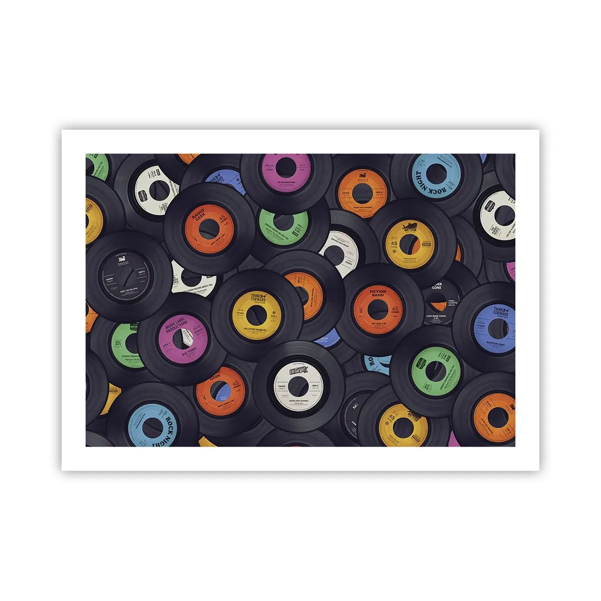 Poster - Farben der Klassiker - 70x50 cm