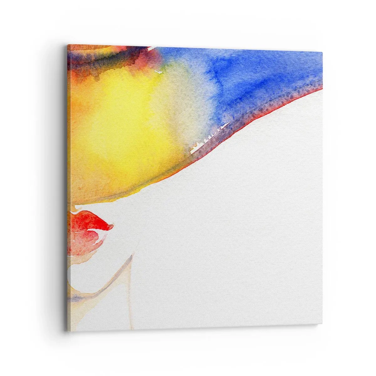 Bild auf Leinwand - Leinwandbild - Bildnis einer Dame - 70x70 cm