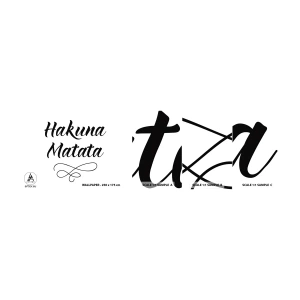 Fototapeten Muster Selbstklebend Deluxe Sticker - Bester Ratschlag - Typografie, Bejahung, Maxime - 100x30 cm