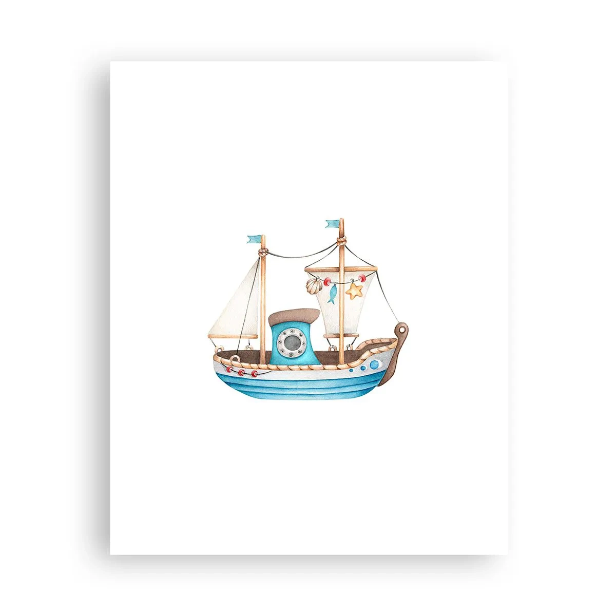 Poster - Ahoi, Abenteuer! - 40x50 cm
