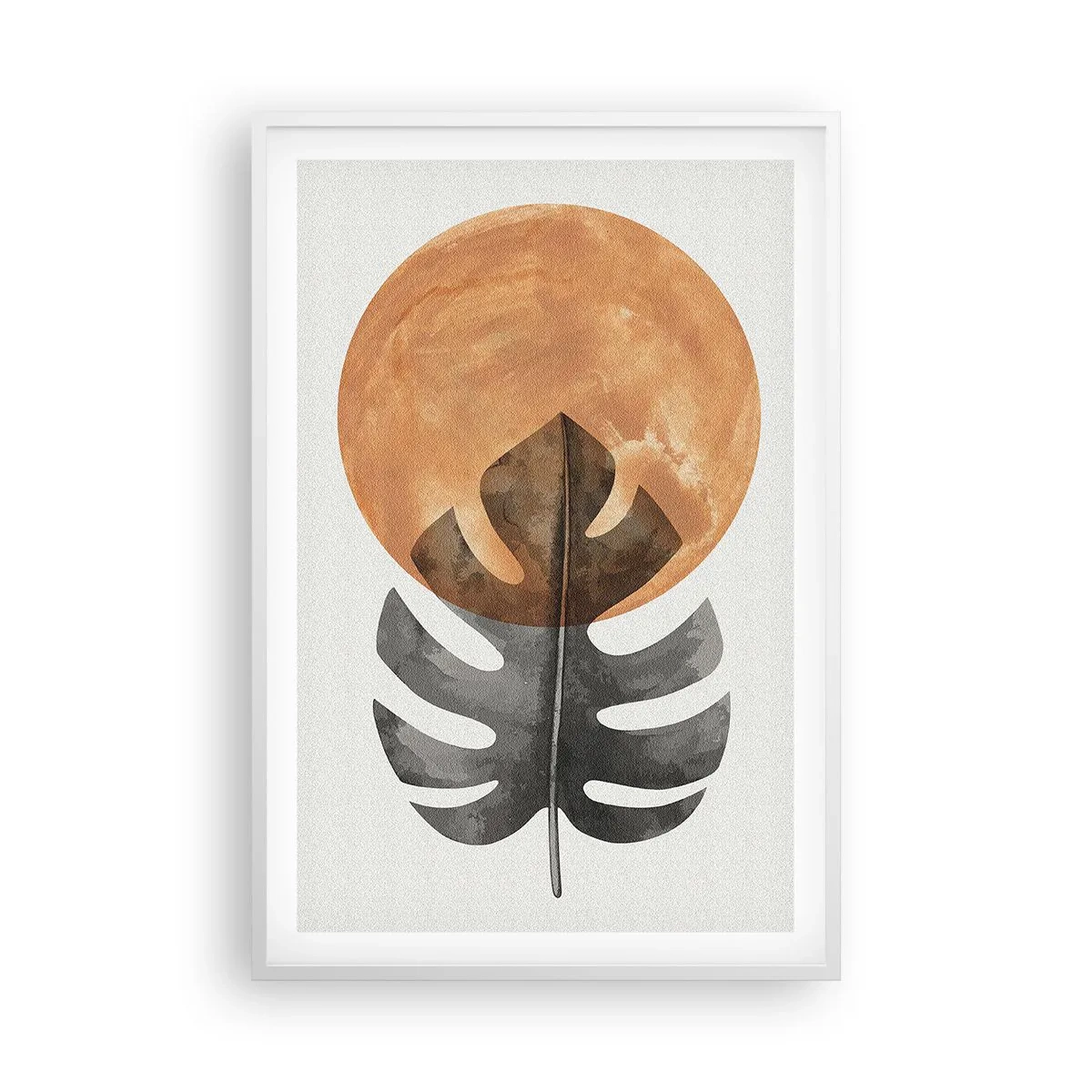 Poster in einem weißen Rahmen - Immer die Sonne - 61x91 cm