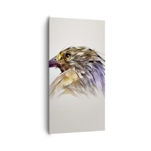 Bild auf Leinwand - Leinwandbild - Porträt eines Kriegers - 65x120 cm