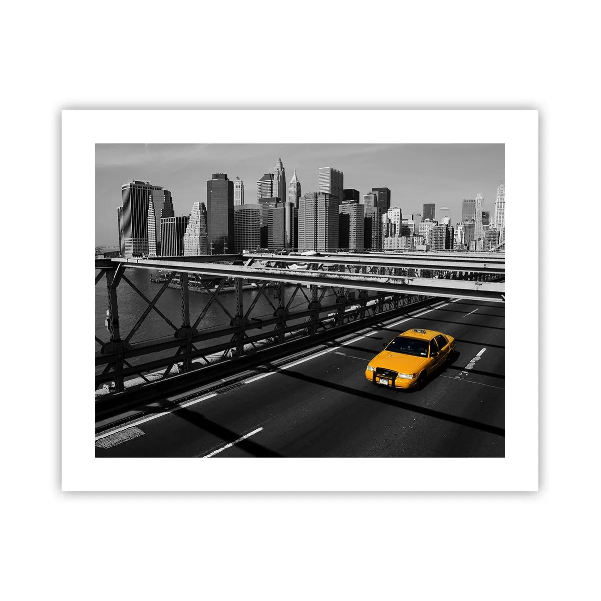 Poster - Die Farbe einer Großstadt - 50x40 cm