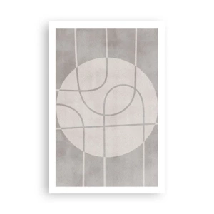 Poster - Kreisförmig und geradeaus - 61x91 cm