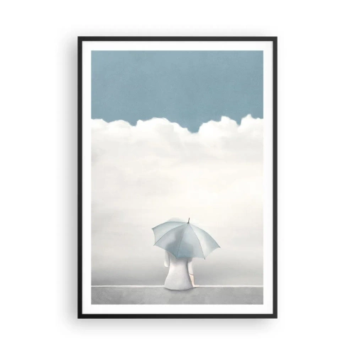 Poster in einem schwarzem Rahmen - Am Rande der Realität und Träume - 70x100 cm