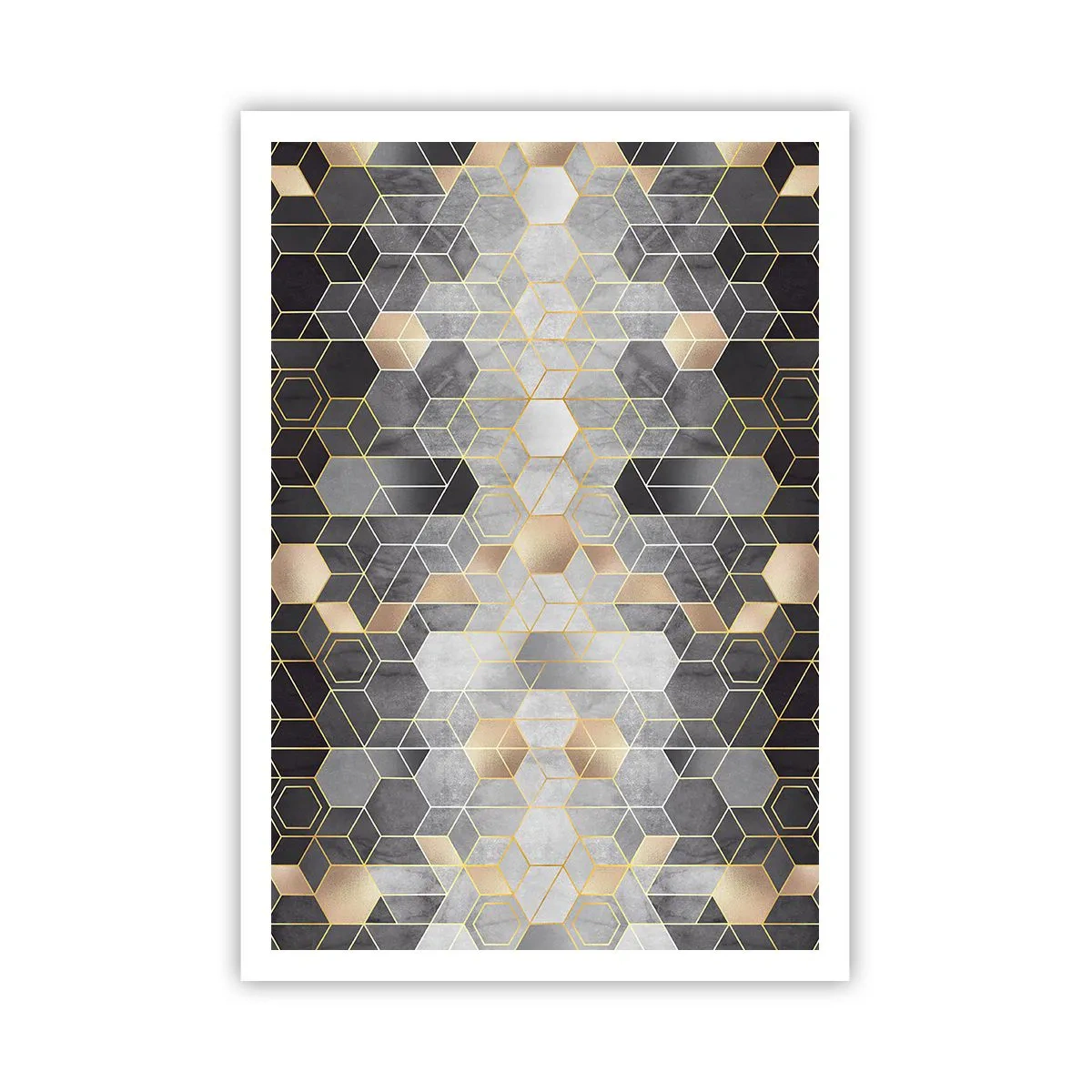 Poster - Diamant-Komposition - 70x100 cm