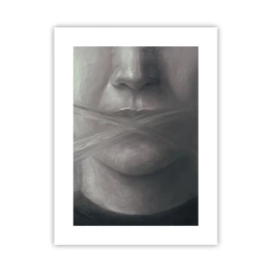 Poster - Ohne ein Wort - 30x40 cm